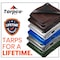 Tarpco Safety Heavy Duty Tarp, 30 ft x 0.5 mm H x 30 ft W, 10 Mil, Brown/Black, Polyethylene TS-152-30X30 - alternate 5